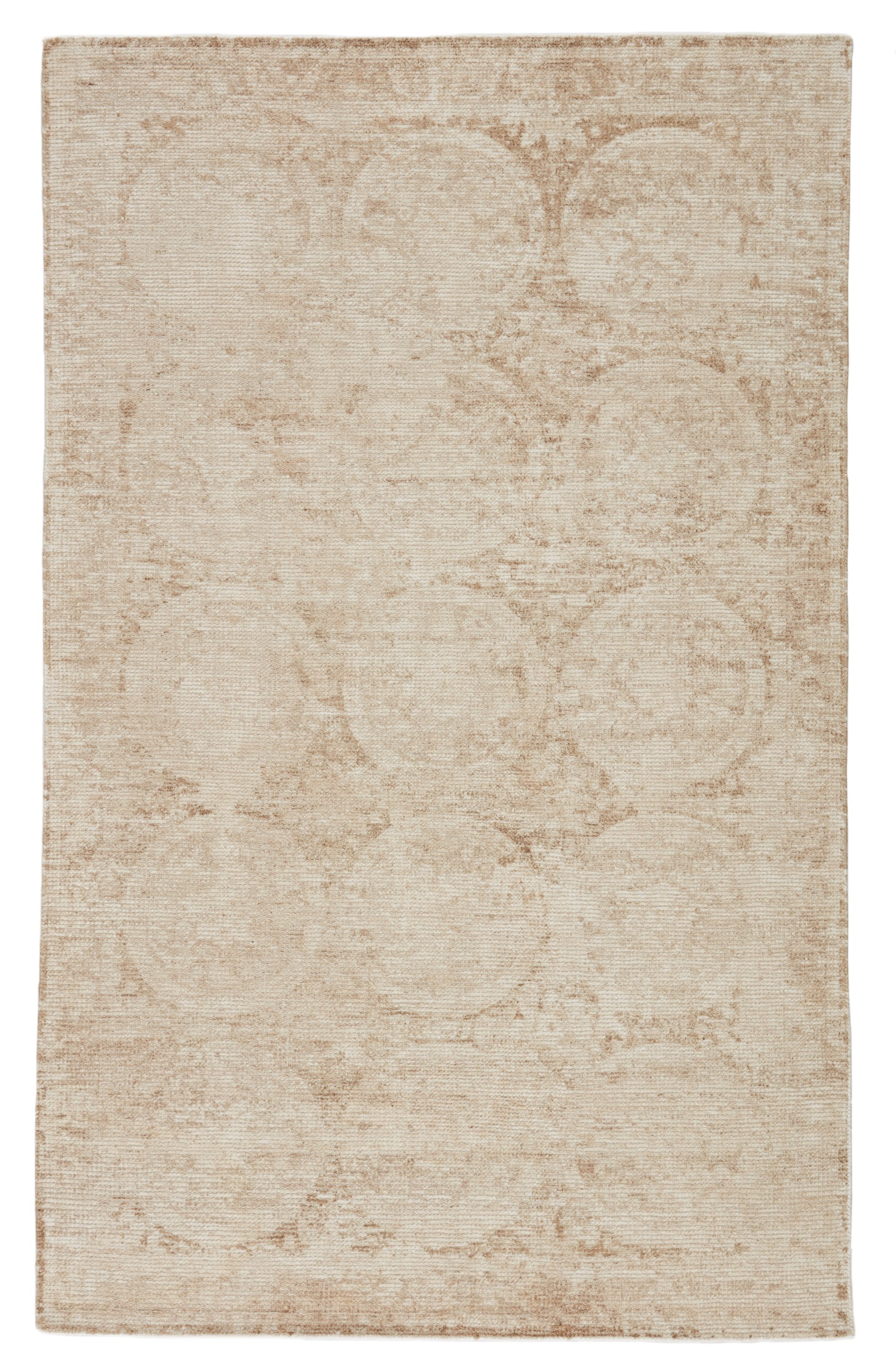 Barclay Butera by Jaipur Living Crescent Handmade Medallion Beige/ Ivory Area Rug