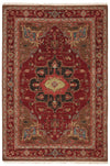 Artemis by Jaipur Living York Hand-Knotted Medallion Red/ Brown Area Rug