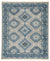 Artemis by Jaipur Living Hobbs Hand-Knotted Geometric Blue/ Light Gray Area Rug