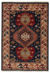 Artemis by Jaipur Living Karter Hand-Knotted Medallion Blue/ Red Area Rug