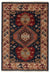 Artemis by Jaipur Living Karter Hand-Knotted Medallion Blue/ Red Area Rug